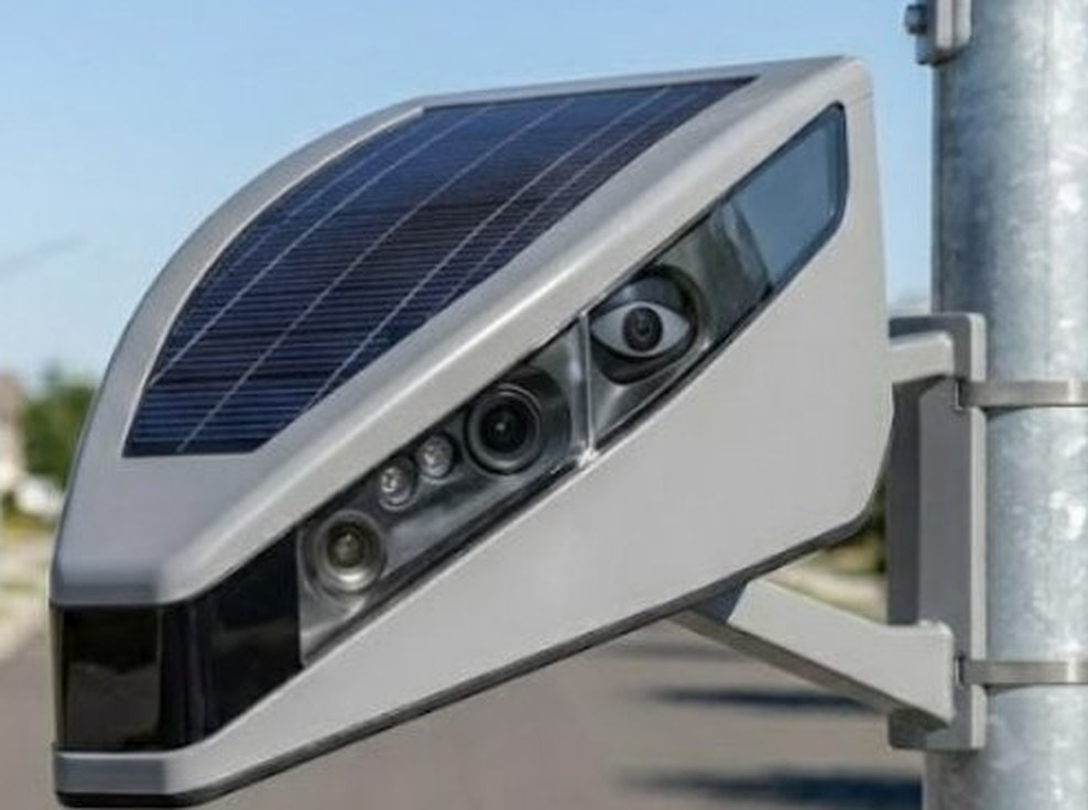Solar Wi-Fi HaLow gateway with overhead cameras